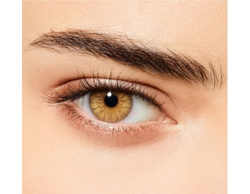 لنز چشم رنگی عسلی مدل caramel brown Desio - 1